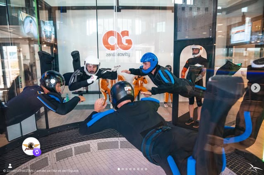 Entraînement soufflerie